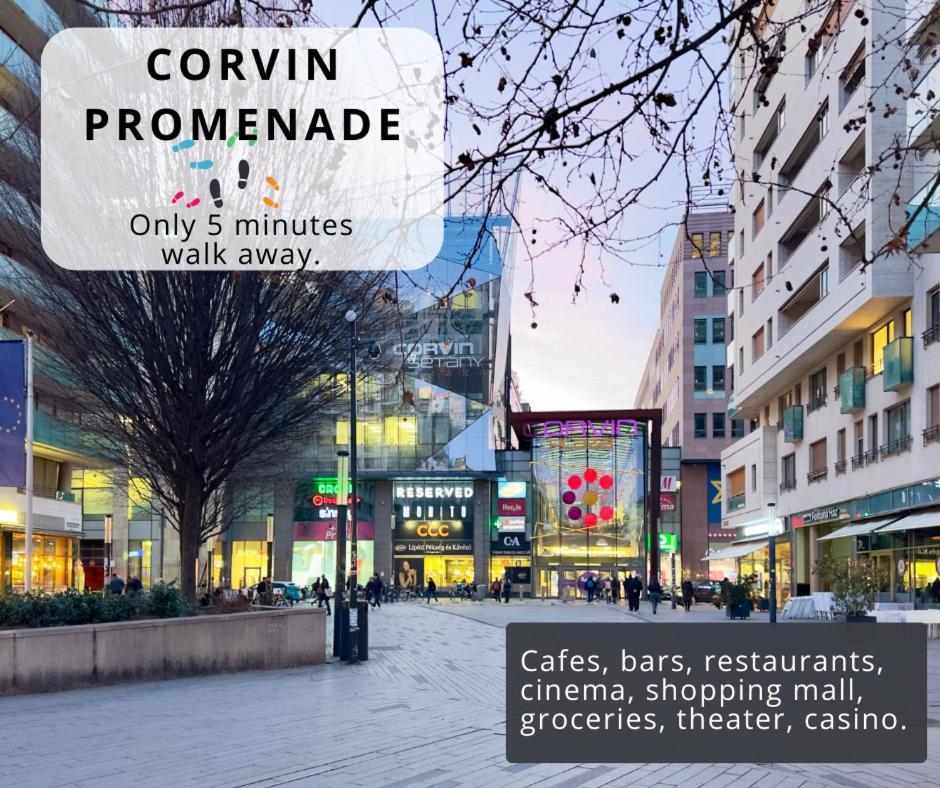 Corvin City Apartment - Free Parking- Budapest Extérieur photo